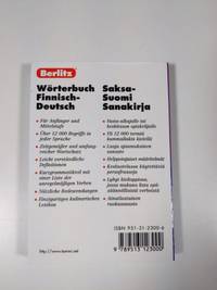 Finnisch-Deutsch : Wörterbuch = Saksa-suomi : sanakirja - Saksa-suomi -  Saksa-suomi, suomi-saksa sanakirja (UUSI) | Finlandia Kirja | Osta  Antikvaarista - Kirjakauppa verkossa