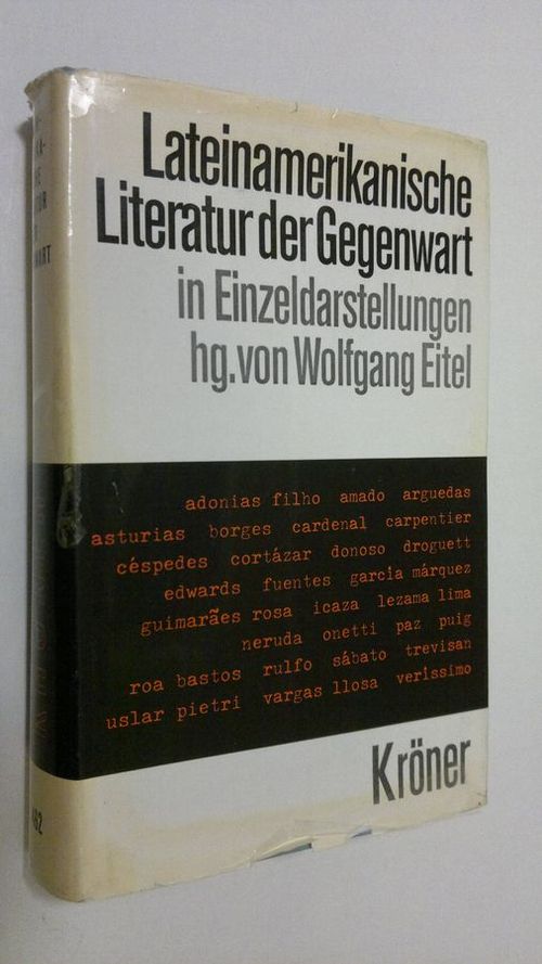 Lateinamerikanische literatur der gegenwart : in einzeldarstellung - Eitel  Wolfgang (hg.) | Finlandia Kirja | Osta Antikvaarista - Kirjakauppa verkossa