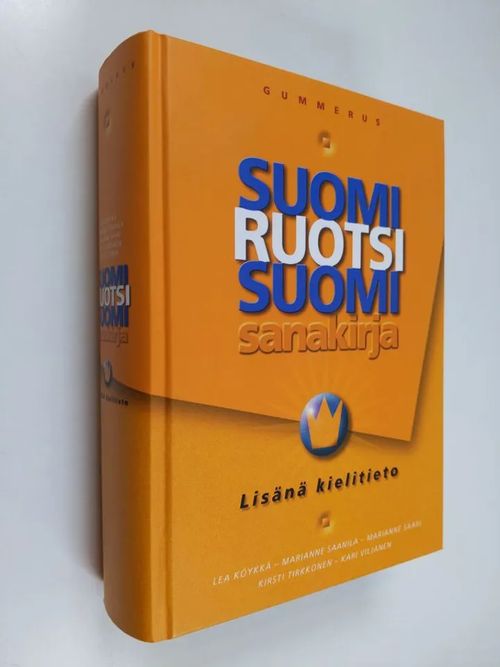 Suomi-ruotsi-suomi-sanakirja : lisänä kielitieto | Finlandia Kirja | Osta  Antikvaarista - Kirjakauppa verkossa