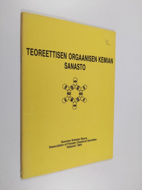 Teoreettisen orgaanisen kemian sanasto | Finlandia Kirja | Osta  Antikvaarista - Kirjakauppa verkossa