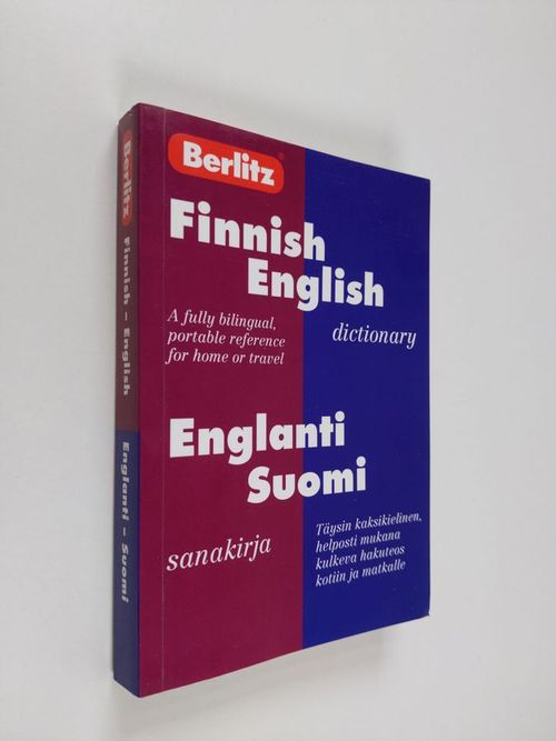 Finnish-English dictionary = Englanti-suomi sanakirja | Finlandia Kirja |  Osta Antikvaarista - Kirjakauppa verkossa