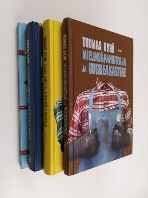 Tuomas Kyrö-paketti : Mielensäpahoittajan Suomi ; Mielensäpahoittaja ja  ruskeakastike ; Iloisia aikoja, mielensäpahoittaja ; Mielensäpahoittajan  hiihtokirja - Kyrö Tuomas |