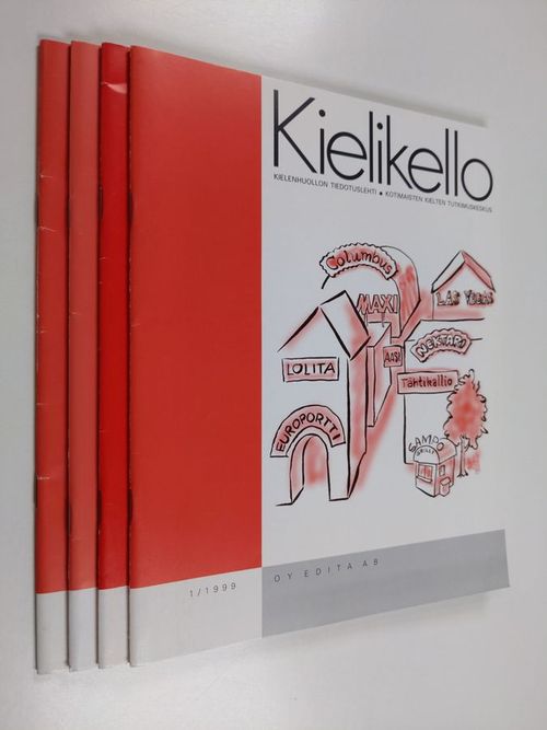 Kielikello - kielenhuollon tiedotuslehti : 1-4/1999 - kielten  tutkimuskeskus Kotimaisten | Finlandia Kirja | Osta Antikvaarista -  Kirjakauppa