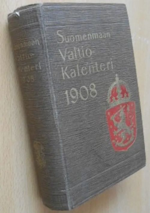 Suomenmaan Valtiokalenteri 1908 | Laatu Torikirjat | Osta Antikvaarista - Kirjakauppa verkossa