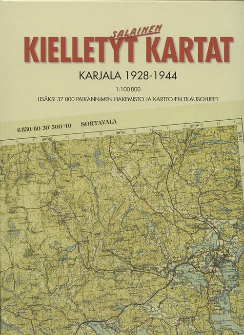 Kielletyt kartat Karjala 1928-1944 - Pekkanen Risto - Martimo Pentti |  Antikvaarinen Kirjakauppa Johannes | Osta Antikvaarista -