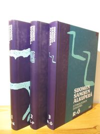 Suomen sanojen alkuperä 1-3 - Etymologinen sanakirja | Divari &  Antikvariaatti Kummisetä | Osta Antikvaarista - Kirjakauppa verkossa