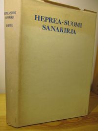 Heprea-Suomi sanakirja | Vesan Kirja | Osta Antikvaarista - Kirjakauppa  verkossa