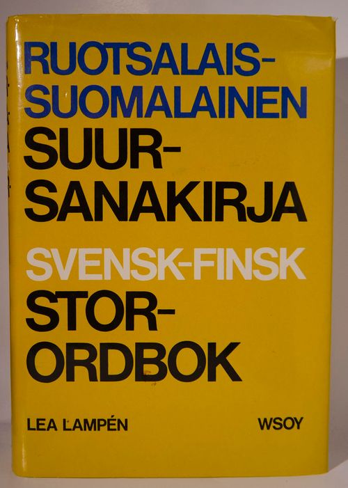 Ruotsalais-suomalainen suursanakirja - Lampen Lea | Vaisaaren kirja | Osta Antikvaarista - Kirjakauppa verkossa