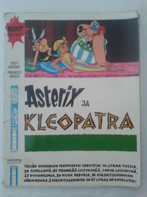 Asterix 01: Kleopatra (1p) - Goscinny - Uderzo | Ilkan kirja ay | Osta Antikvaarista - Kirjakauppa verkossa