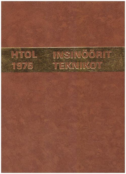 HTOL 1975 insinöörit ja teknikot | Ilkan kirja ay | Osta Antikvaarista - Kirjakauppa verkossa