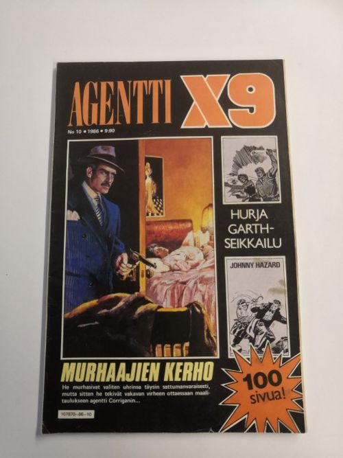 Agentti X9 1986/10 | Ilkan kirja ay