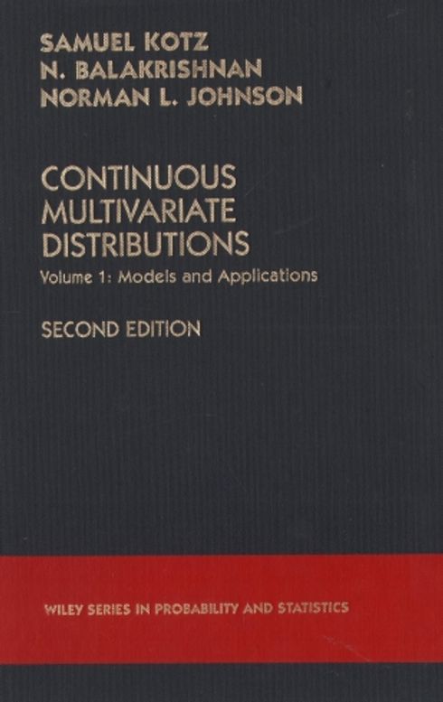 Continuous Multivariate Distributions Volume 1 - Models and Applications - Second Edition (todennäköisyys, statistiikka, tilastotiede) - Kotz Samuel - Balakrishnan N. - Johnson Norman L. | Vantaan Antikvariaatti | Osta Antikvaarista - Kirjakauppa verkossa