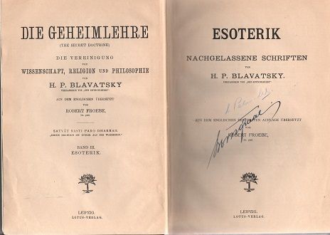 Die Geheimlehre III - Esoterik - Nachgelassene Schriften (Salainen oppi III, teosofia) - Blavatsky H. P. | Vantaan Antikvariaatti | Osta Antikvaarista - Kirjakauppa verkossa