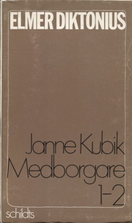 Janne Kubik Medborgare i republiken Finland 1-2 - Diktonius Elmer | Vantaan Antikvariaatti | Osta Antikvaarista - Kirjakauppa verkossa