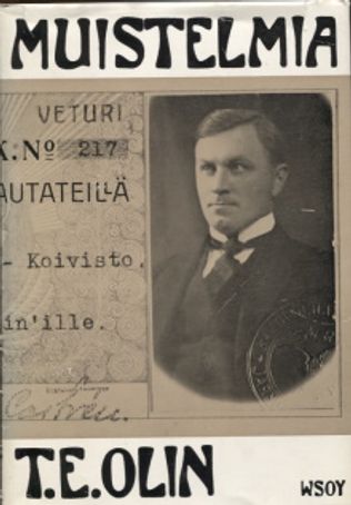 Muistelmia - Olin T.E. | Vantaan Antikvariaatti | Osta Antikvaarista - Kirjakauppa verkossa