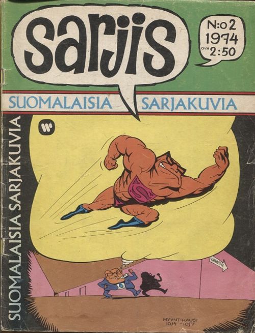 Sarjis 2/1974 - Suomalaisia sarjakuvia - Savolainen Veikko (toim.) | Vantaan Antikvariaatti | Osta Antikvaarista - Kirjakauppa verkossa