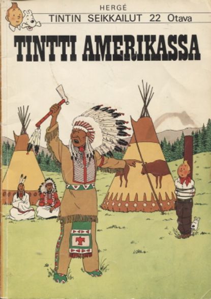 Tintti Amerikassa - Tintin seikkailut 22 - Herge | Vantaan Antikvariaatti | Osta Antikvaarista - Kirjakauppa verkossa