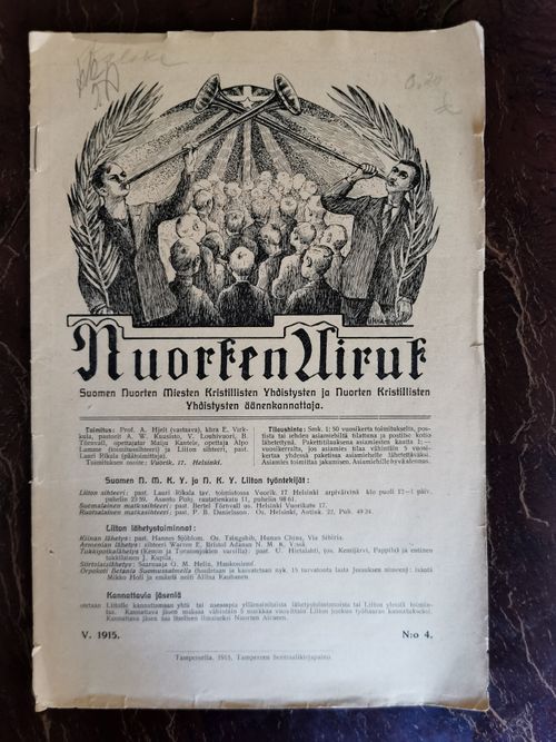 Nuorten airut 4/1915 - Hjelt A (toim.) | QB Quality Books | Osta Antikvaarista - Kirjakauppa verkossa