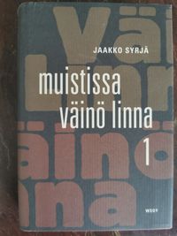 Muistissa Väinö Linna. 1 osa - Jaakko Syrjä | Osta Antikvaarista -  Kirjakauppa verkossa