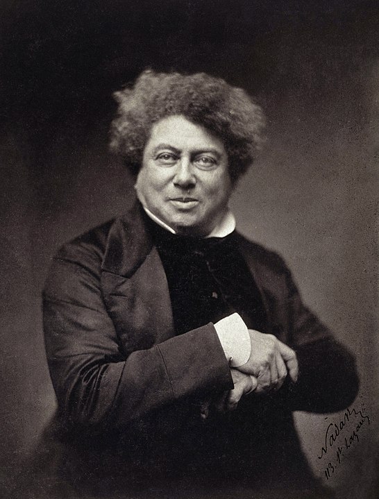 Kirjailija Alexandre Dumas / Antikvaari.fiKirjailijan kuva lähde: Nadar - Google Cultural Institute