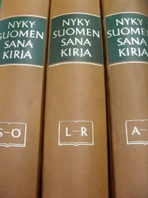 Nykysuomen sanakirja osat I-III | Antikvariaatti Aikakone | Osta  Antikvaarista - Kirjakauppa verkossa