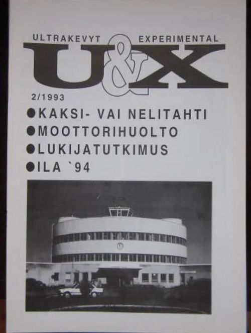 U&X Ultrakevyt & Experimental -lehti 2/1993 | Vesan Kirja | Osta Antikvaarista - Kirjakauppa verkossa