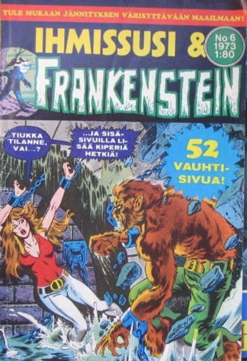 Ihmissusi & Frankenstein No:6/1973 | Vesan Kirja | Osta Antikvaarista - Kirjakauppa verkossa