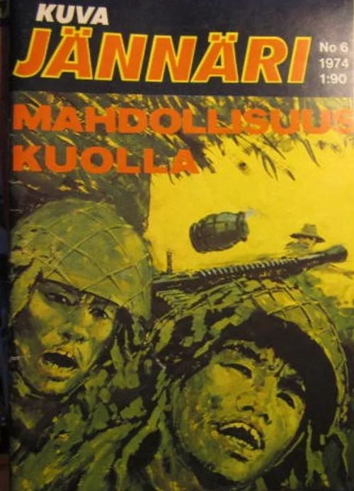 Kuva Jännäri No:6/1974 Mahdollisuus kuolla | Vesan Kirja | Osta Antikvaarista - Kirjakauppa verkossa