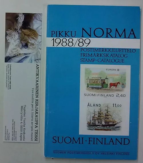 Pikku Norma 1988-89. Postimerkkiluettelo Suomi | Antikvaarinen Kirjakauppa Tessi | Osta Antikvaarista - Kirjakauppa verkossa