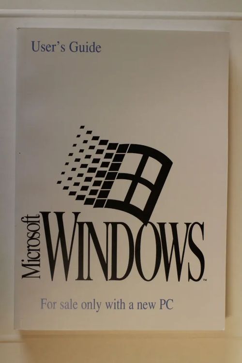 Microsoft Windows User´s Guide Operating System Version 3.1 | Antikvaarinen Kirjakauppa Tessi | Osta Antikvaarista - Kirjakauppa verkossa