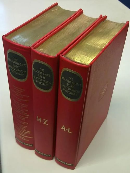 The Reader's Digest Great Encyclopaedic Dictionary in Three Volumes 1-3 (Second edition) | Antikvaarinen Kirjakauppa Tessi | Osta Antikvaarista - Kirjakauppa verkossa