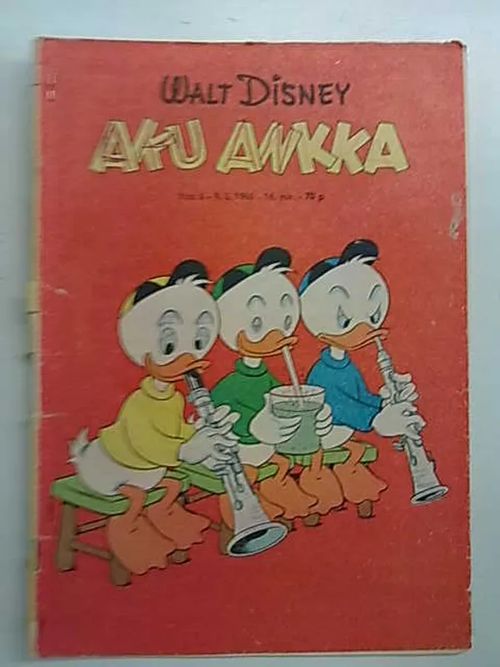 Aku Ankka 1966 06 | Antikvaarinen Kirjakauppa Tessi | Osta Antikvaarista - Kirjakauppa verkossa