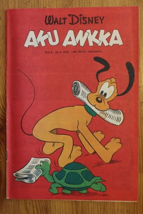 Aku Ankka 1972 nro 8 - Disney Walt, Barks Carl | Antikvaarinen Kirjakauppa Tessi | Osta Antikvaarista - Kirjakauppa verkossa