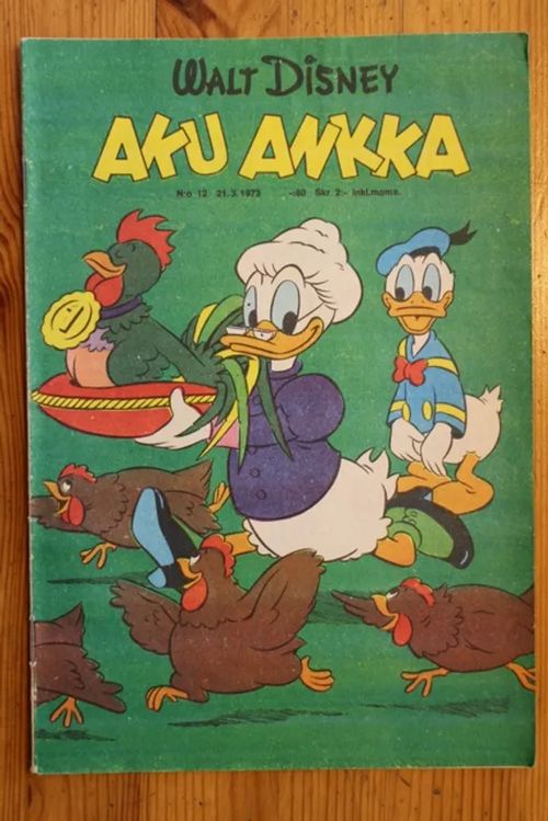 Aku Ankka 1973 nro 12 - Disney Walt, Barks Carl | Antikvaarinen Kirjakauppa Tessi | Osta Antikvaarista - Kirjakauppa verkossa