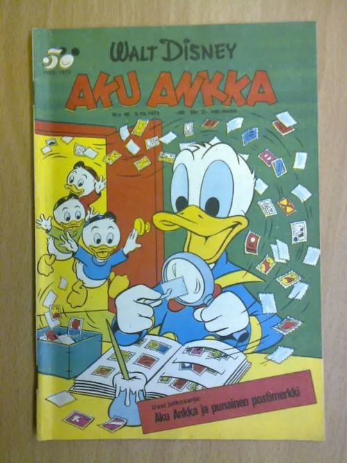 Aku Ankka 1973 nro 40 (mukana mainosliite) - Disney Walt, Barks Carl | Antikvaarinen Kirjakauppa Tessi | Osta Antikvaarista - Kirjakauppa verkossa