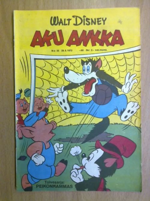 Aku Ankka 1973 nro 35 - Disney Walt, Barks Carl | Antikvaarinen Kirjakauppa Tessi | Osta Antikvaarista - Kirjakauppa verkossa