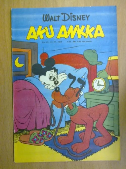 Aku Ankka 1975 nro 45 (mukana mainosliite) - Disney Walt | Antikvaarinen Kirjakauppa Tessi | Osta Antikvaarista - Kirjakauppa verkossa