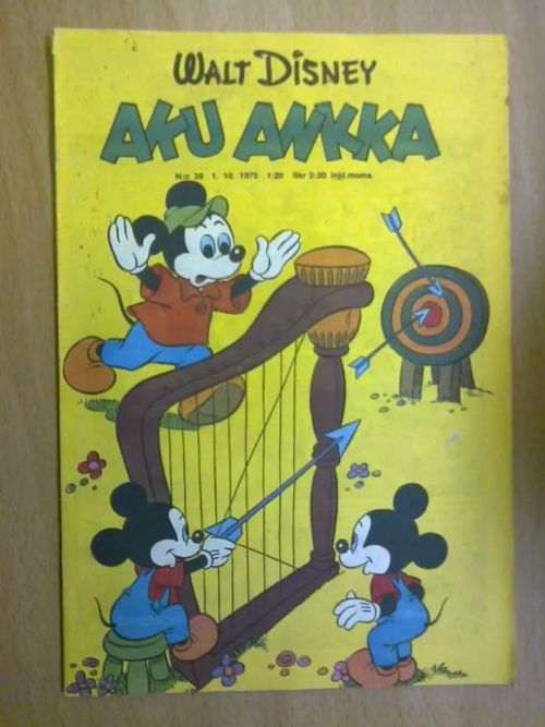 Aku Ankka 1975 nro 39 - Disney Walt, Barks Carl | Antikvaarinen Kirjakauppa Tessi | Osta Antikvaarista - Kirjakauppa verkossa