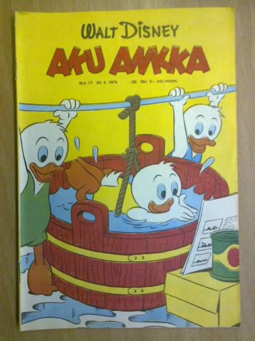 Aku Ankka 1974 nro 17 - Disney Walt | Antikvaarinen Kirjakauppa Tessi | Osta Antikvaarista - Kirjakauppa verkossa