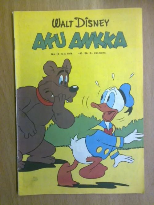 Aku Ankka 1974 10 | Antikvaarinen Kirjakauppa Tessi | Osta Antikvaarista - Kirjakauppa verkossa