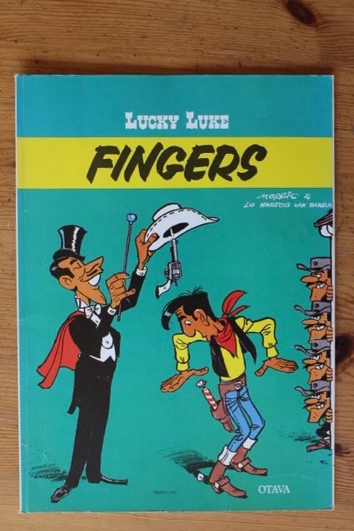 Lucky Luke - Fingers | Antikvaarinen Kirjakauppa Tessi | Osta Antikvaarista - Kirjakauppa verkossa