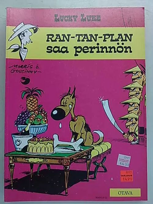 Lucky Luke - Ran-Tan-Plan saa perinnön | Antikvaarinen Kirjakauppa Tessi | Osta Antikvaarista - Kirjakauppa verkossa