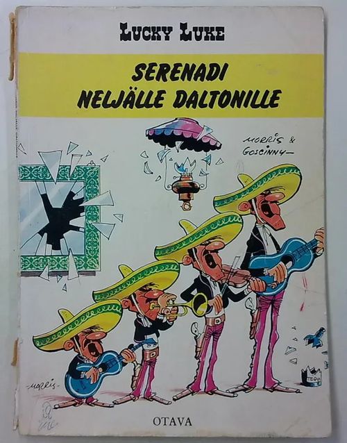 Lucky Luke - Serenadi neljälle Daltonille | Antikvaarinen Kirjakauppa Tessi | Osta Antikvaarista - Kirjakauppa verkossa