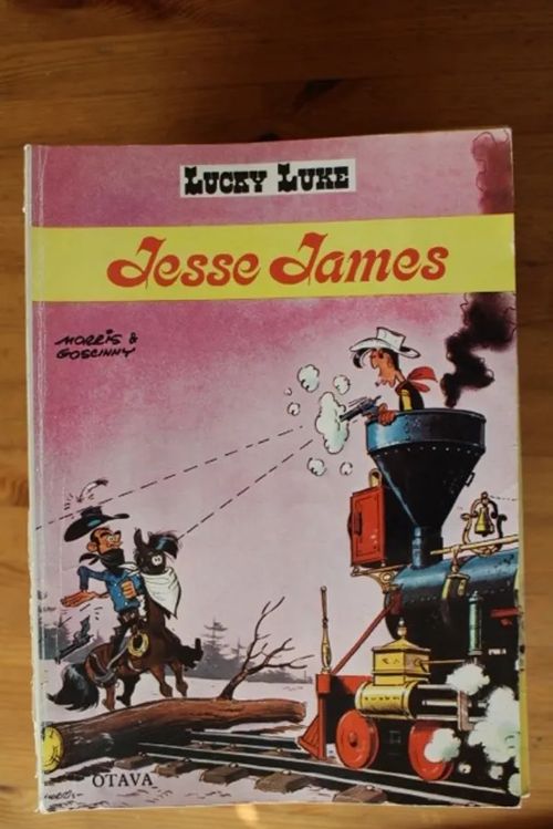 Lucky Luke - Jesse James | Antikvaarinen Kirjakauppa Tessi | Osta Antikvaarista - Kirjakauppa verkossa