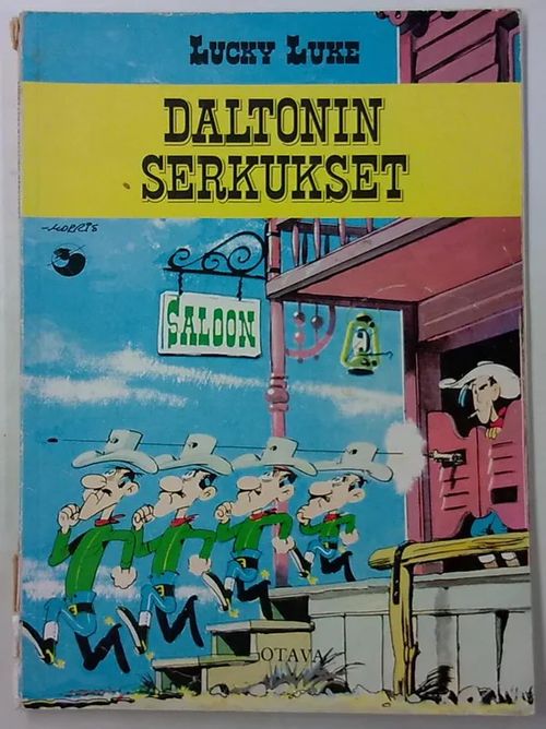 Lucky Luke - Daltonin serkukset | Antikvaarinen Kirjakauppa Tessi | Osta Antikvaarista - Kirjakauppa verkossa