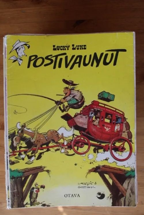 Lucky Luke - Postivaunut | Antikvaarinen Kirjakauppa Tessi | Osta Antikvaarista - Kirjakauppa verkossa