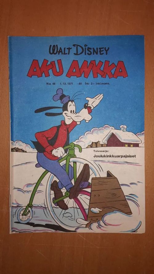 Aku Ankka 1971 nro 48 - Disney Walt, Barks Carl | Antikvaarinen Kirjakauppa Tessi | Osta Antikvaarista - Kirjakauppa verkossa