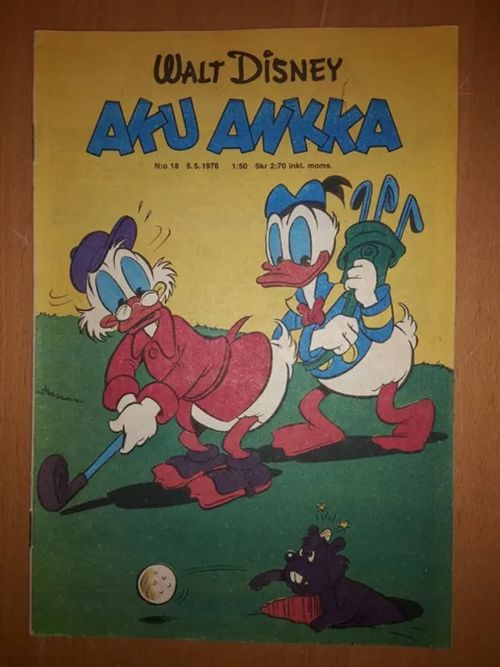 Aku Ankka 1976 nro 18 - Disney Walt, Barks Carl | Antikvaarinen Kirjakauppa Tessi | Osta Antikvaarista - Kirjakauppa verkossa