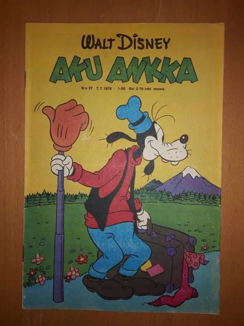 Aku Ankka 1976 nro 27 - Disney Walt | Antikvaarinen Kirjakauppa Tessi | Osta Antikvaarista - Kirjakauppa verkossa