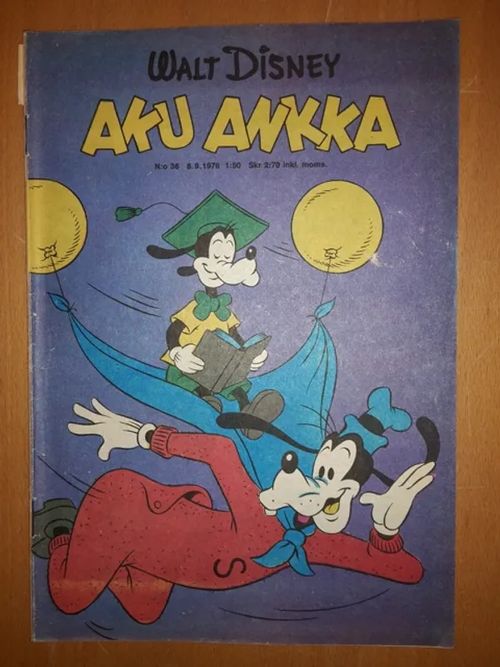 Aku Ankka 1976 nro 36 - Disney Walt, Barks Carl | Antikvaarinen Kirjakauppa Tessi | Osta Antikvaarista - Kirjakauppa verkossa